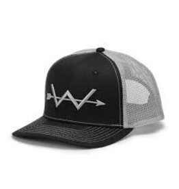 Webb Western Webb Western Cowboy Black/Silver Snapback Cap