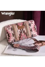 Wrangler Wrangler Dark Pink Aztec Print Wallet/Clutch WG2213-W006DPK