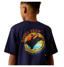 Ariat Ariat Boys Rough Draw Tshirt 10054751 Navy