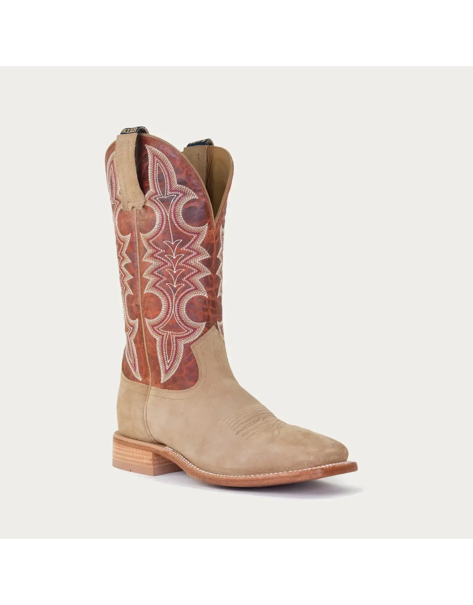 Hyer Mens Holton HM11020 Sand Roughout Western Boots