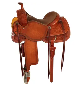 Scott Thomas Saddlery Ranch Cutter Saddle RC500 16” Seat Wide Tree