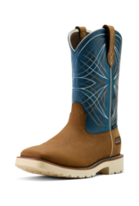 Ariat Ariat Men's Activator H2O Dusted Brown/Basin Blue 10060895 Waterproof Soft Toe Work Boots