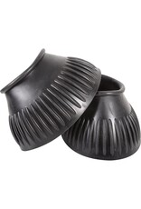 Classic Equine Classic Equine Rubber Pull On Bell Boots CRPOBBBKM Black Medium