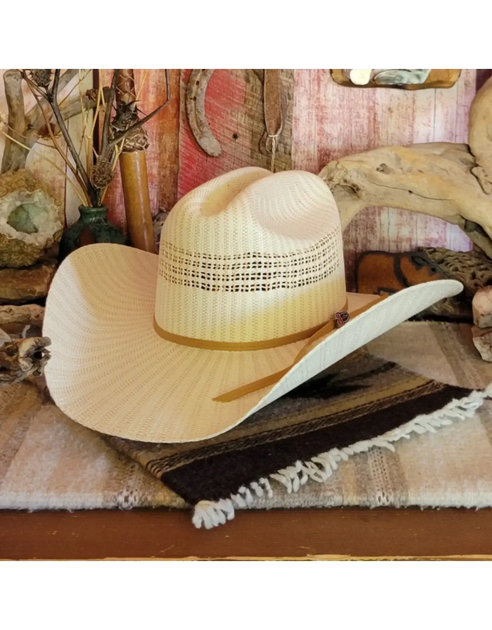Justin Justin Ivory White Straw JUS10349