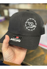 NR Nelson Royal's Small Barbwire Side Logo Cap BL/BL 112-1004