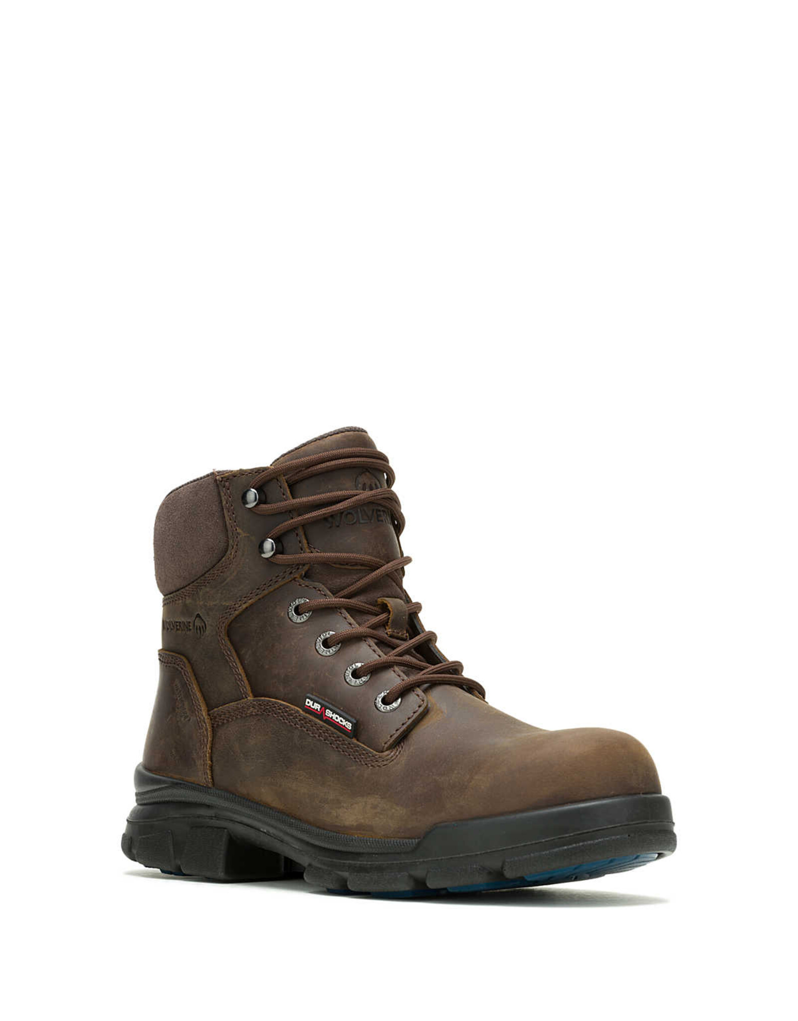 Wolverine  Men's Waterproof Durashock 6” Dark Brown W240023 Work Boots