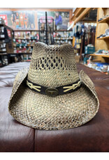 Milano Milano Straw Hat with Bull on Black Band MS554OS-NAT