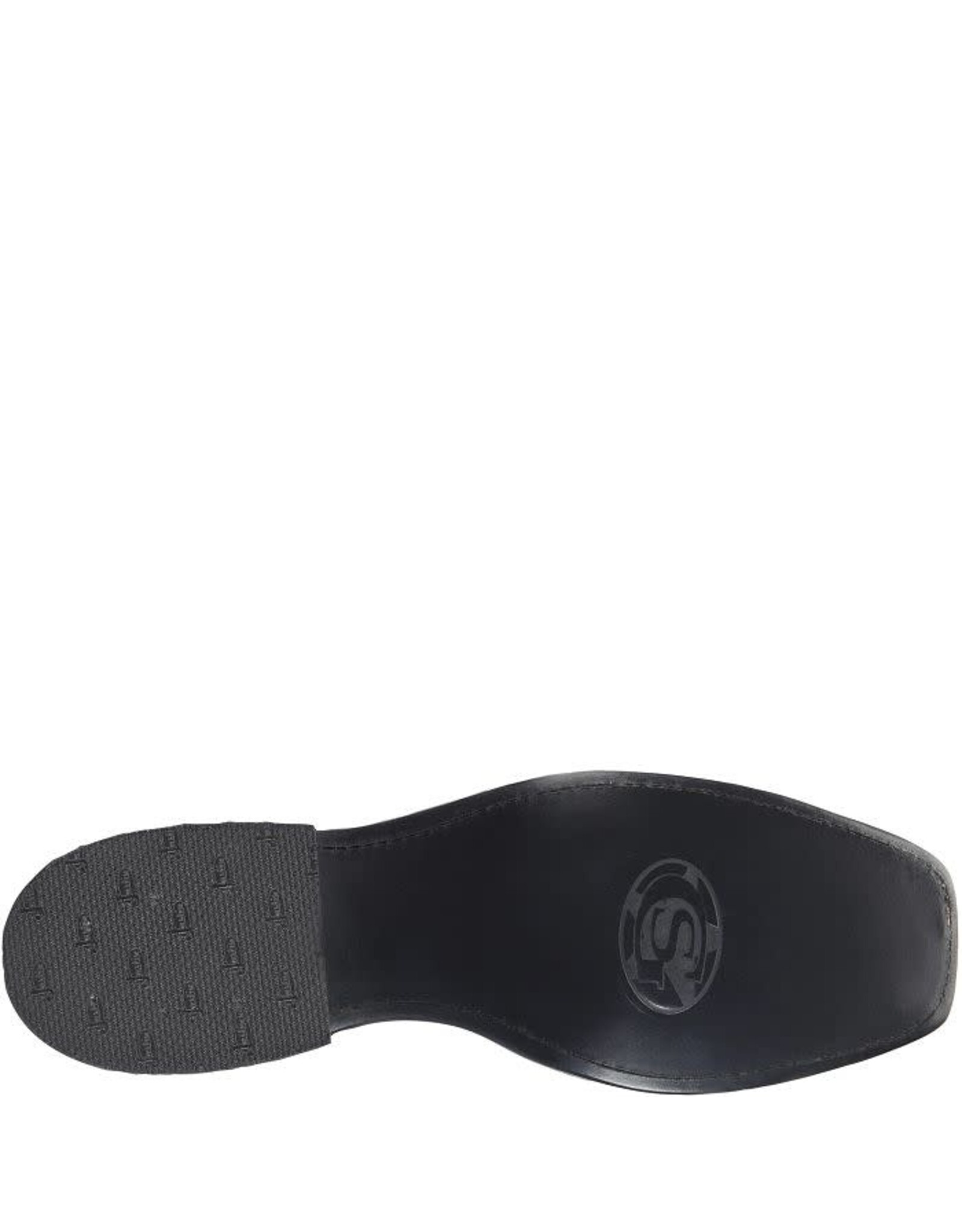 Justin Men's Rancher Black Full Quill Ostrich GR5335 Exotic Western Boots