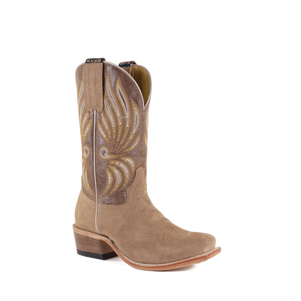 Top Hand Rough Out Cutter Toe Hyer Hyer Ladies Cutter Toe Willowbrook Roughout HW42014 Sand Western ...