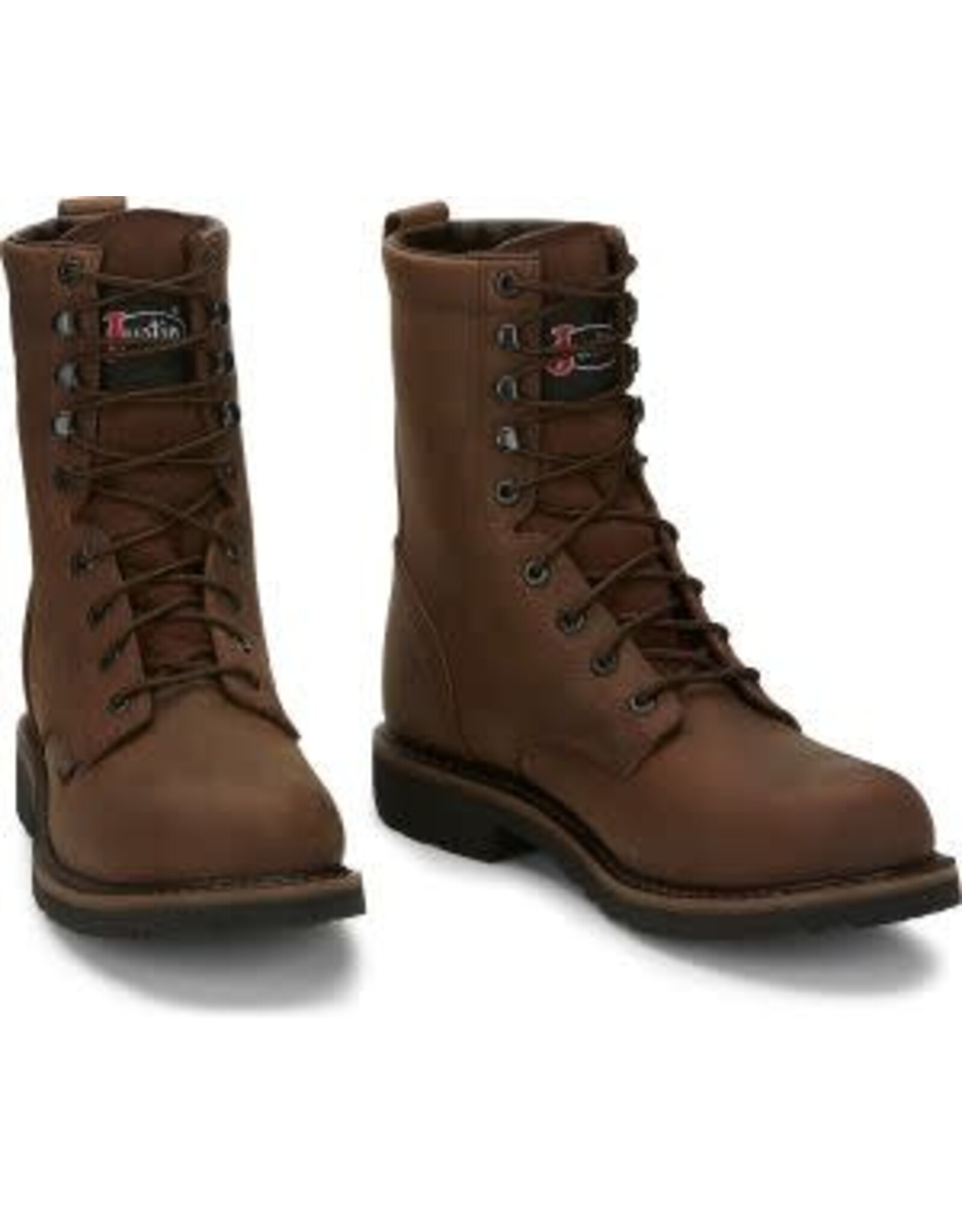 Justin Men's 8” Wyoming Laceup Waterproof SE961 Soft Toe Work Boots