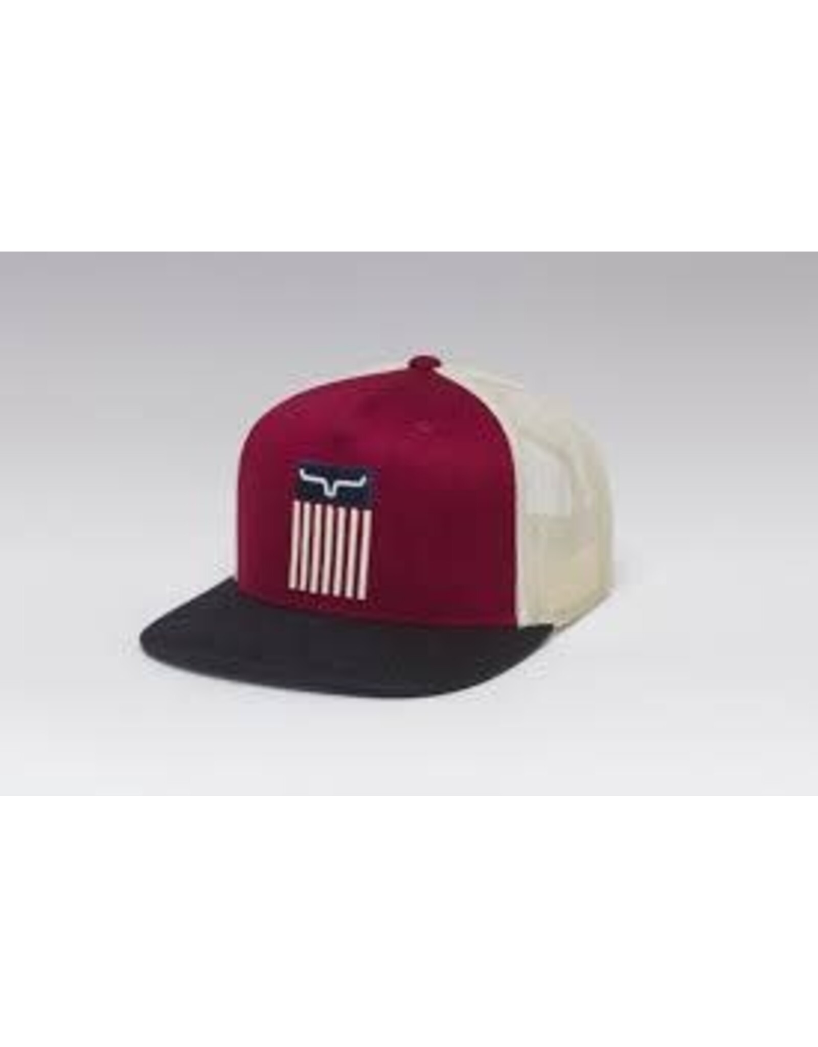 Kimes Ranch Kimes Ranch Cody Flag Burgundy Trucker Cap