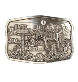 M&F Nocona Praying Cowboy Desert Scene 37909 Buckle