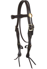 Tucker Heritage Cheyenne Headstall 367H-1T11-G Chestnut-Tooled