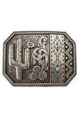 Blazin Roxx Blazin Rozz Turquoise/Cactus  37941 Belt Buckle