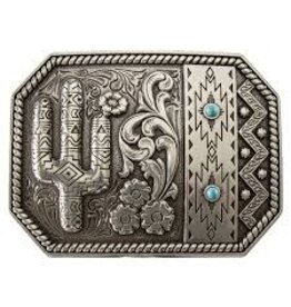 Blazin Roxx Blazin Rozz Turquoise/Cactus  37941 Belt Buckle