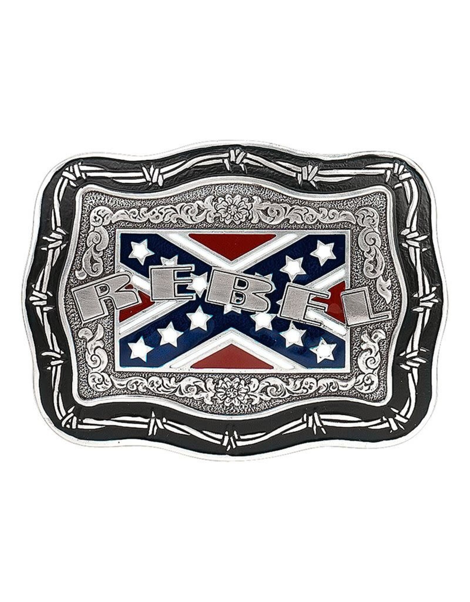 Crumrine Crumrine Rebel Barbwire 38030 Belt Buckle