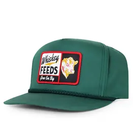 Whiskey Bent Hat Co. Whiskey Bent Hat Co. The Grazer Green Trucker Hat