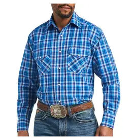 Ariat Ariat Men's Mason LS Snap Up Pro Western Shirt 10040773 Brilliant Blue