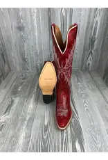 Old West  Ladies TS1551 Tall Distressed Red Snip Toe Western Boots