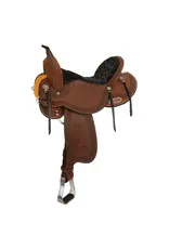 Circle Y Circle Y Cloverleaf Barrel Saddle 15” Seat Wide Tree 2240-2505-05