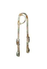Weaver Poly Sliding Ear Headstall 35300-01-281 Retro Flower