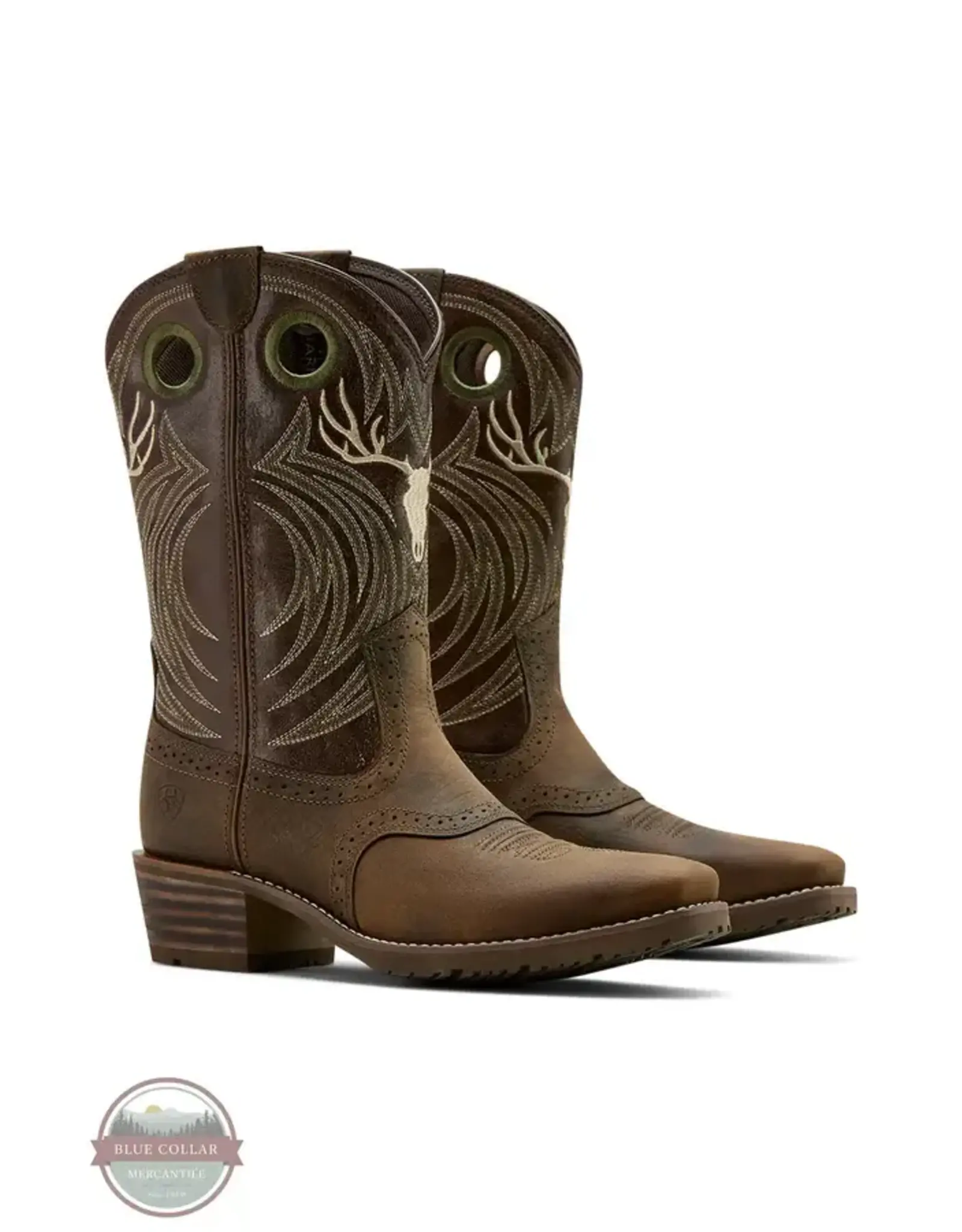 Ariat Men's Hybrid Roughstock Antler 10061156 Western Boots