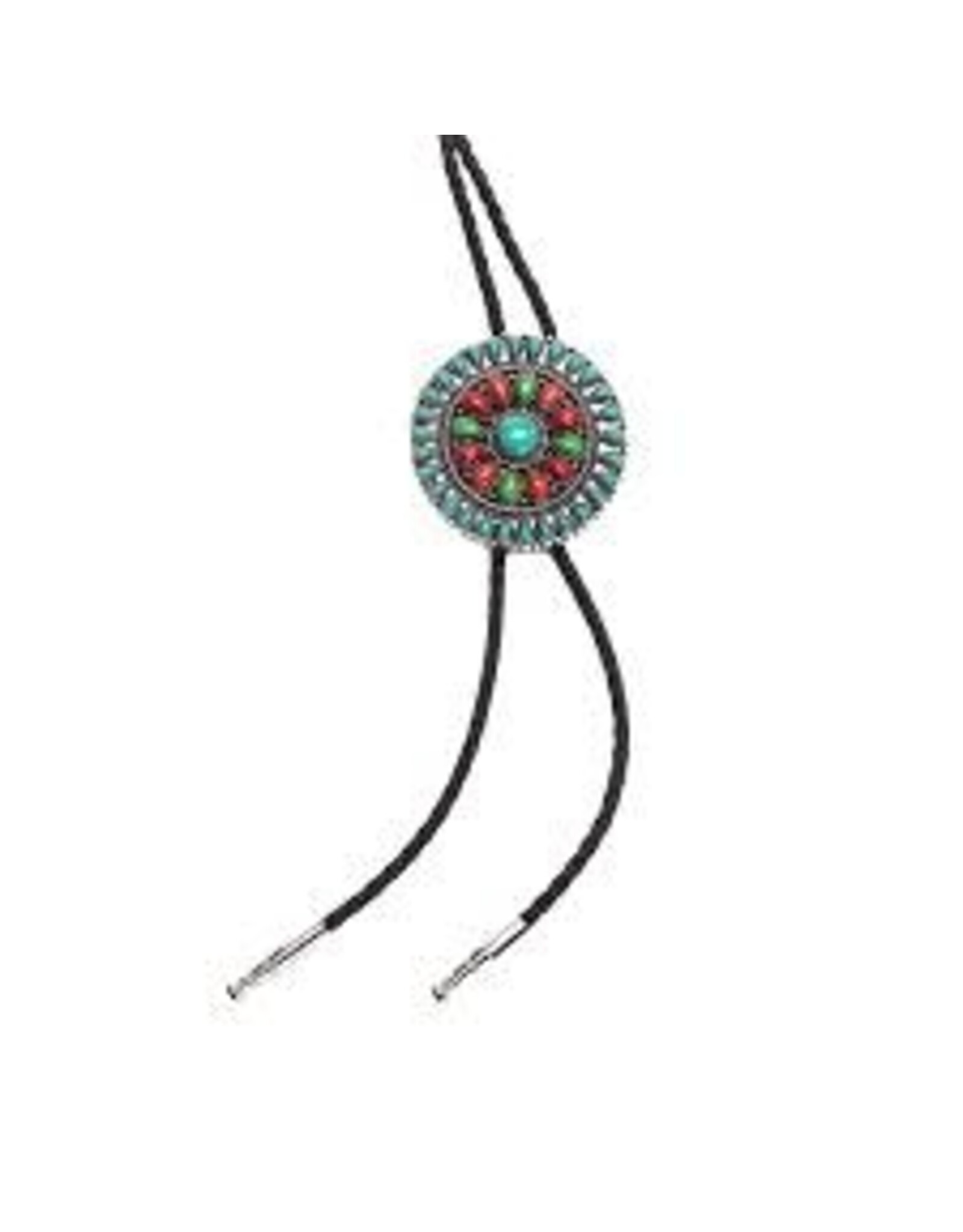 M&F Double S Multi Stone Round Bolo 22106