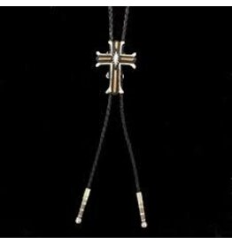 Crumrine Crumrine Black and Copper Inlayed Cross Bolo C10841