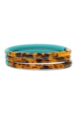 Silver Strike Silver Strike Turquoise & Cheetah Bracelet D440010333