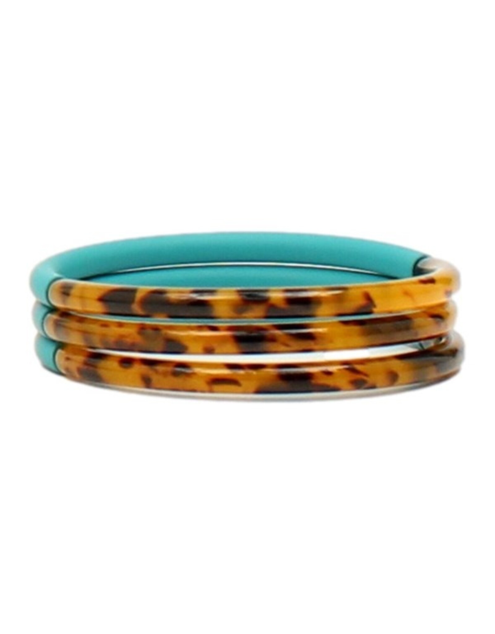 Silver Strike Silver Strike Turquoise & Cheetah Bracelet D440010333