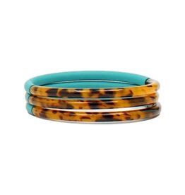 Silver Strike Silver Strike Turquoise & Cheetah Bracelet D440010333