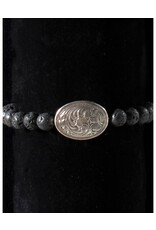 Silver Strike Silver Strike Lava Bead Bracelet D4710701