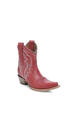 Circle G Circle G Ladies Red Embroidered Western Boots L6241