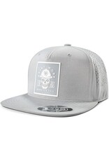 Ariat Grey Skull Work Logo Patch Vented Hat A290001206