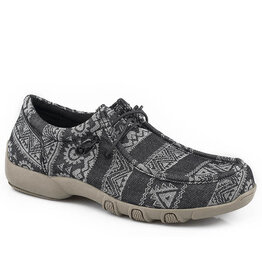 Roper Roper Ladies Chillin' Aztec Black 09-021-1791-2617 Casual Shoes Discontinued