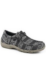 Roper Roper Ladies Chillin' Aztec Black 09-021-1791-2617 Casual Shoes Discontinued