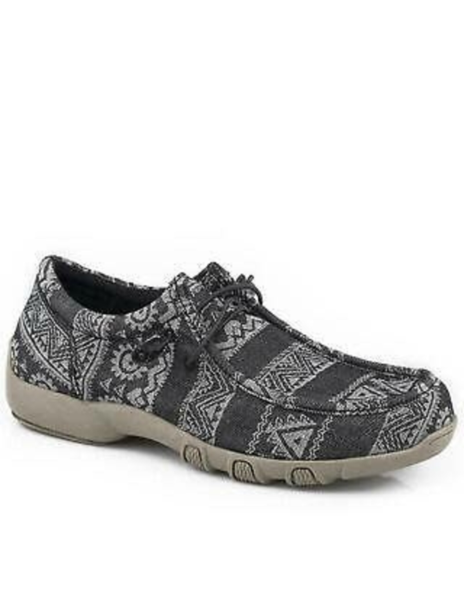 Roper Roper Ladies Chillin' Aztec Black 09-021-1791-2617 Casual Shoes Discontinued