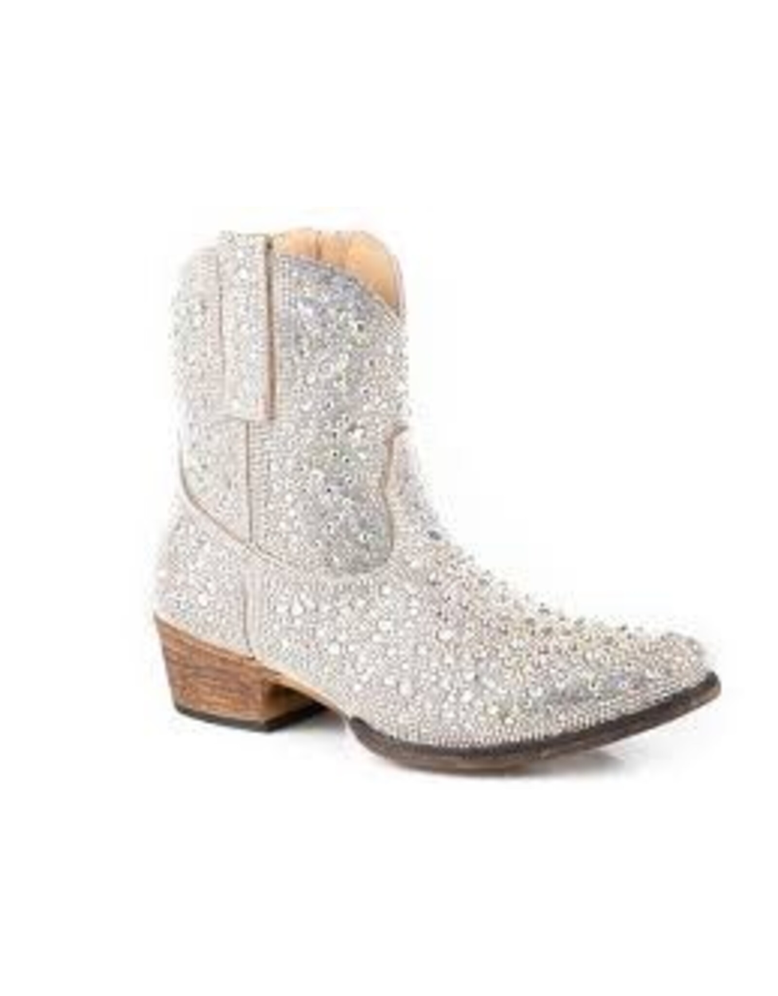 Roper Roper Womens Faux Leather Snip Toe Blingy Bootie 09-021-1557-3477