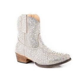 Roper Roper Womens Faux Leather Snip Toe Blingy Bootie 09-021-1557-3477
