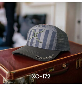 Twisted X Stars & Stripes Cap XC172 Grey
