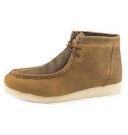 Roper Roper Mens Gun Sticker Crepe Shoe Crazy Horse Brown 09-020-0606-0304