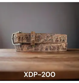 Twisted X Twisted X Distressed Embossed Elephant Print Belt XDP-200