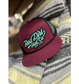 Red Dirt Hat Company Red Dirt Hat Co. Off the Vine Burgundy/Teal Cap RDHC-440