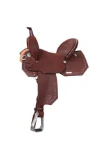 Circle Y Redwood 16" Wide Hardseat Barrel Saddle 2235-960T-05