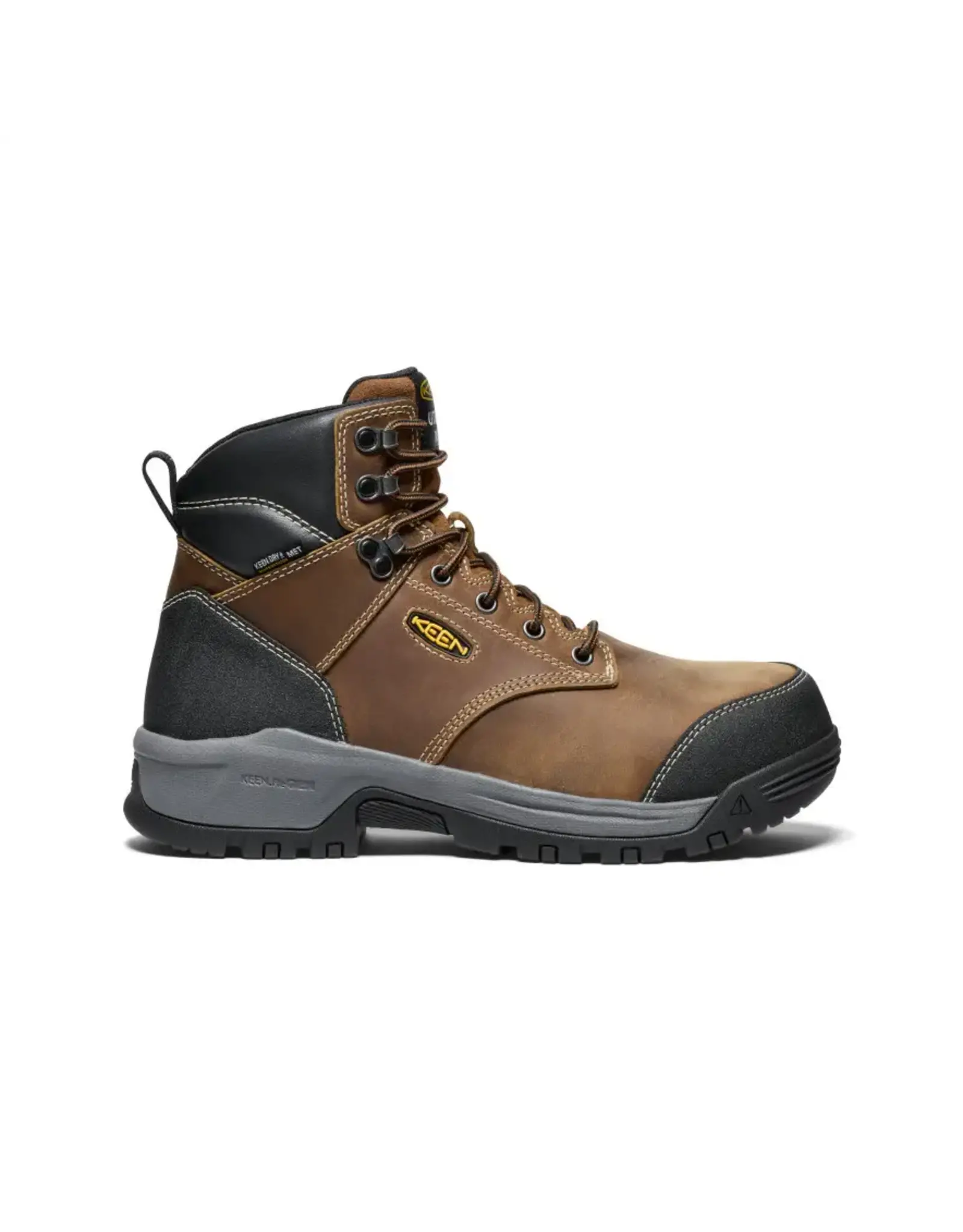 Keen Men’s Evanston 6” WP Met. Guard Carbon fiber Toe 1029846 Work Boots
