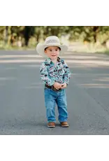 Shea Baby Shea Baby Vegas Cowboy LS Pearl Snap Onesie SNAP15