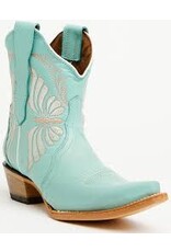 Circle G Circle G Ladies Mint Butterfly Embroidery Ankle Boot L6290