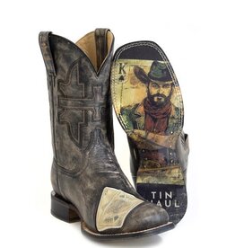 Tin Haul Tin Haul Mens Twenty-One Gambler Winning Outsole Western Boots 14-020–0077-0560 BL
