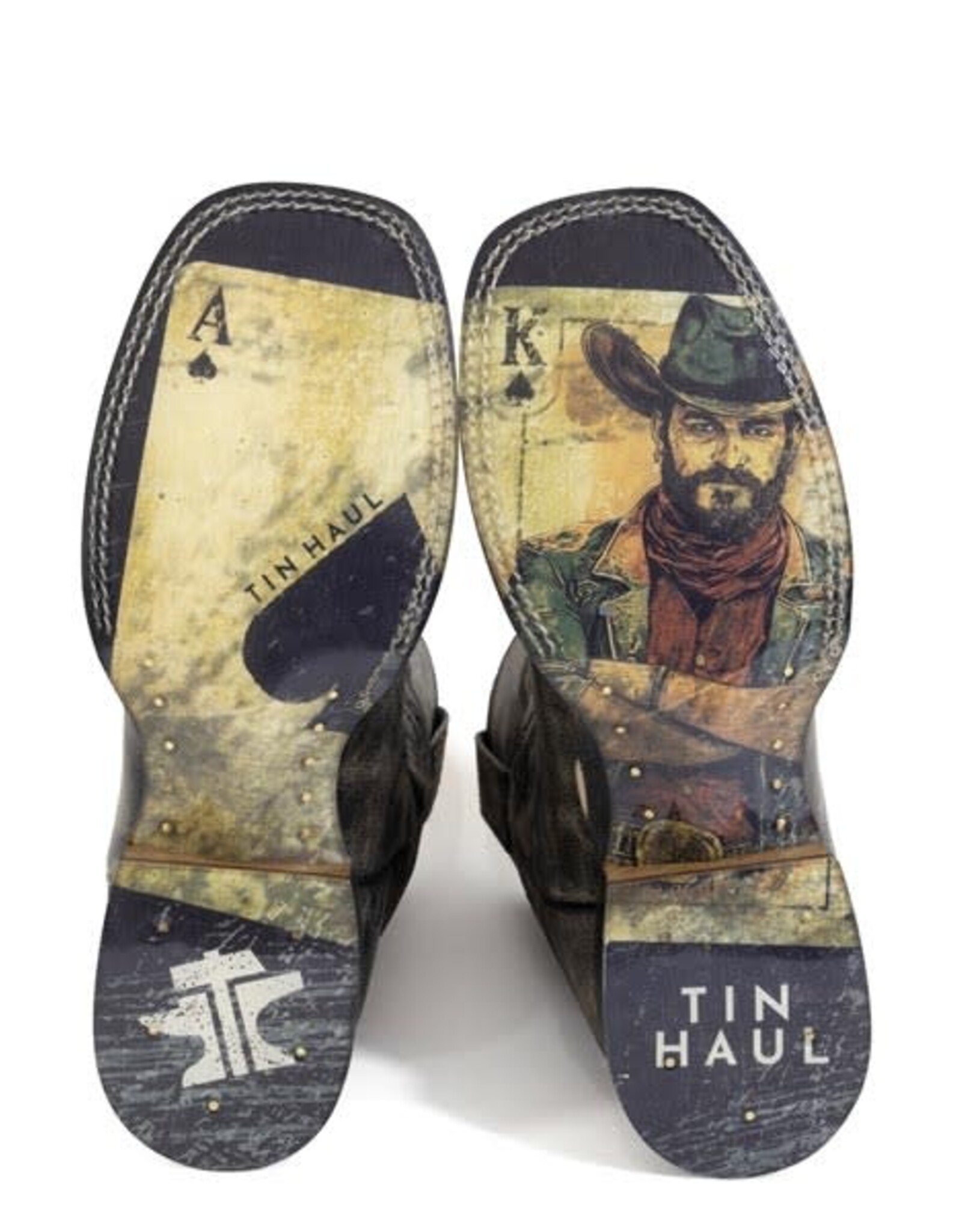 Tin Haul Tin Haul Mens Twenty-One Gambler Winning Outsole Western Boots 14-020–0077-0560 BL
