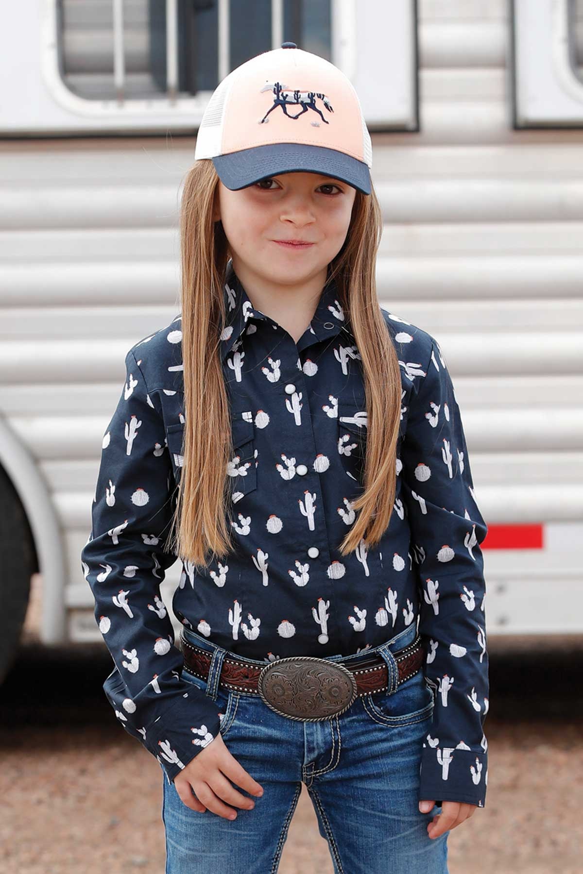 Cow Print Rodeo Crewneck Sweatshirt for Kids | Cruel Girl